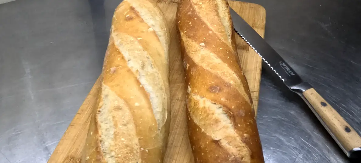 baguette maison, pain maison, levain